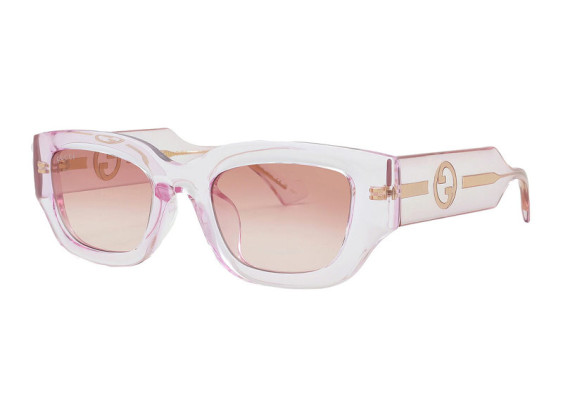 Gucci GG1558SK 003 Transparent Light Pink/Burgundy Gradient