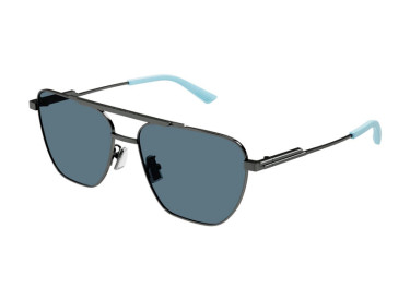 Bottega Veneta BV1236S 004 Dark Ruthenium/Blue