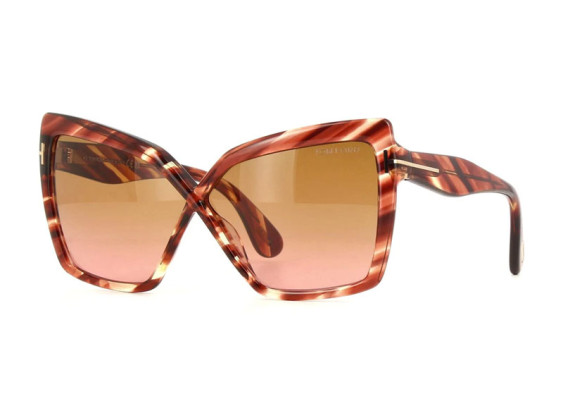 Tom Ford FT1195 54F Red Havana/Brown Gradient