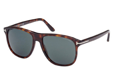 Tom Ford FT0905 54V Shiny Red Havana/Dark Teal