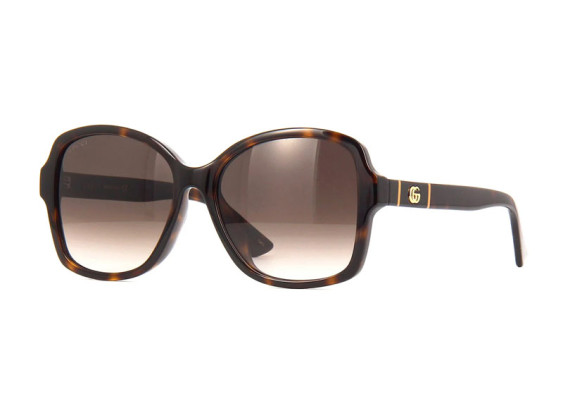 Gucci GG0765SA 003 Dark Havana/Brown Gradient