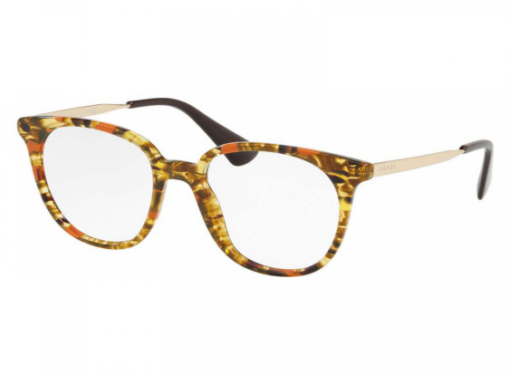 Prada PR13UV KJN1O1 Striped Brown/Orange