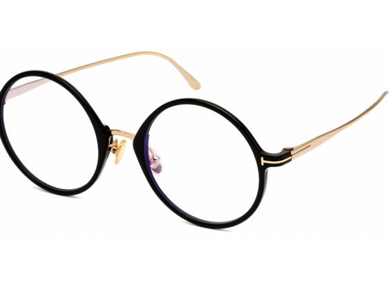 Tom Ford FT5703-B 001 Shiny Black 52mm