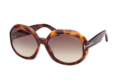 Tom Ford FT1011 52B Dark Havana/Brown Gradient
