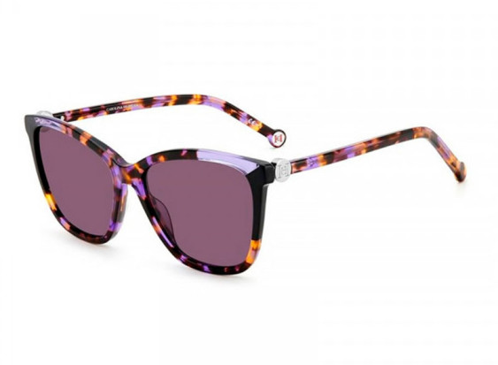 Carolina Herrera CH0052/S 0F0T UR Violet Havana/Black/Violet