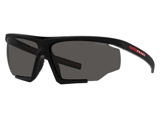 Prada Sport PS07YS DG006F Black Rubber/Dark Grey