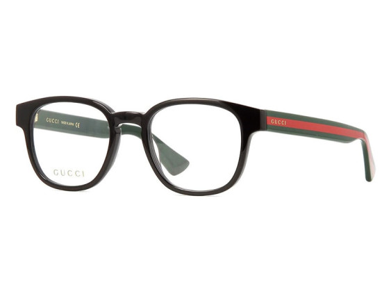 Gucci GG0927O 001 Black with Green and Red Stripe 49mm