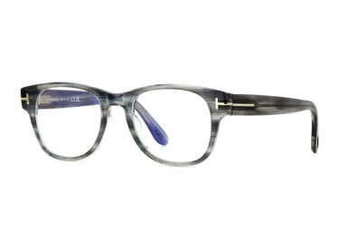 Tom Ford FT5898-B 020 Grey/Clear Blue Light Block 52mm