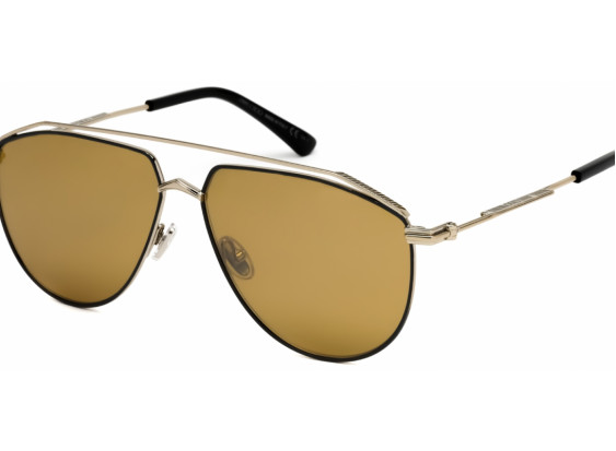 Jimmy Choo LEX/S 02F7 T4 Gold Grey / Silver Mirror
