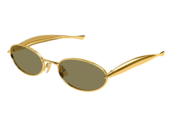 Bottega Veneta BV1386S 006 Gold/Green