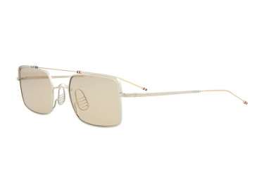 Thom Browne TBS909 4902 White/Gold/Brown