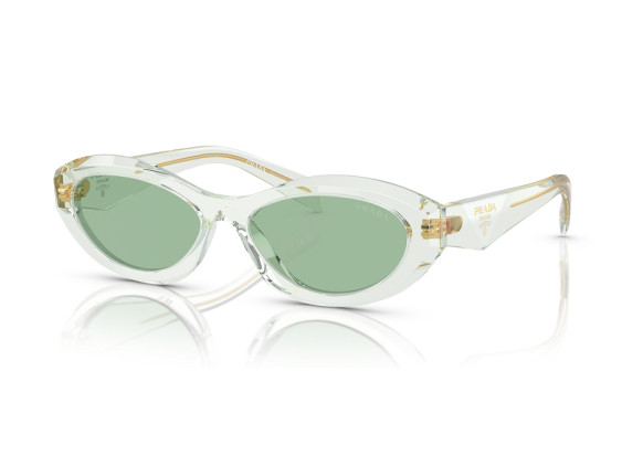 Prada PR26ZS 14R20E Transparent Mint/Green