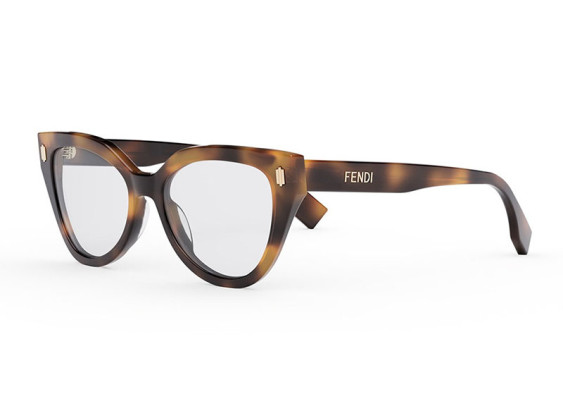 Fendi FE50037I 053 Shiny Havana 52mm