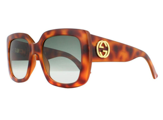 Gucci GG0141S 002 Havana/Green