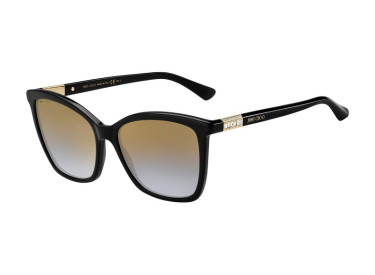 Jimmy Choo ALI/S 0807 FQ Black/Grey Gradient Gold Mirror
