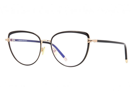 Tom Ford FT5741-B 001 Black Enamel/Shiny Rose Gold/Shiny Black 55mm