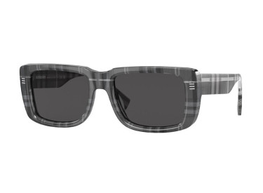 Burberry BE4376U 380487 Charcoal Check/Dark Grey