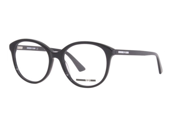 McQueen MQ0275O 001 Shiny Black 53mm