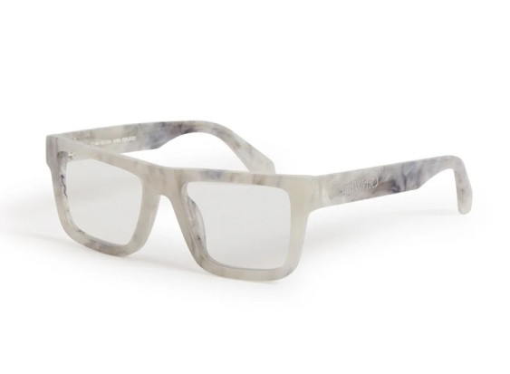 Off-White OERJ025 STYLE 25 0800 Marble/Clear Blue Light Block 54mm