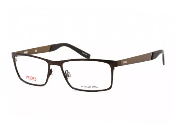 Hugo HG 0228 0YZ4 00 Matte Brown/Brown 54mm