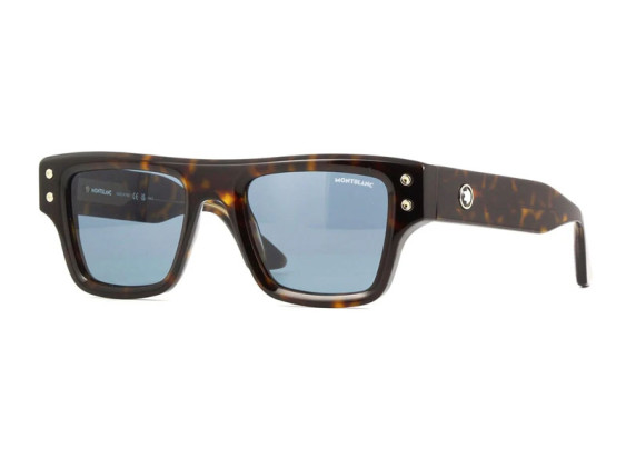 Montblanc MB0253S 002 Dark Havana/Blue