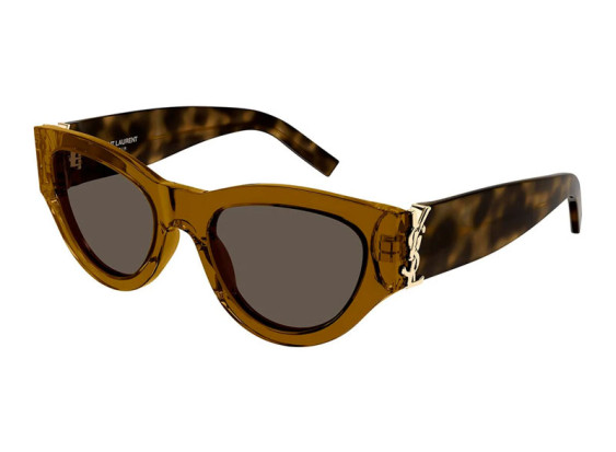 Saint Laurent SL M94/F 008 Transparent Brown/Havana/Brown