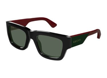 Gucci GG1668S 003 Shiny Black/Green