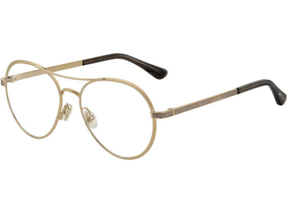 Jimmy Choo JC244 02F700 Gold Grey 56mm