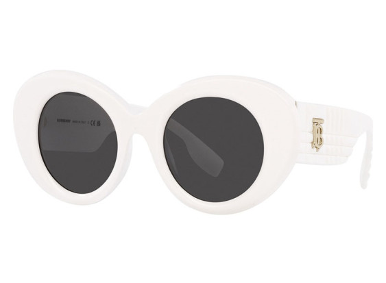 Burberry BE4370U 300787 White/Dark Grey