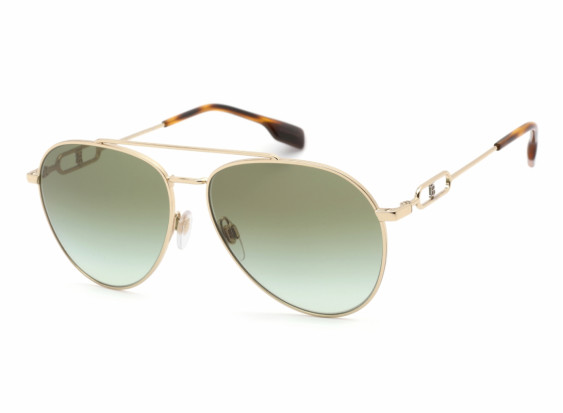 Burberry BE3128 11098E Light Gold / Green Gradient