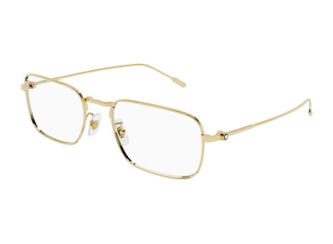 Montblanc MB0212O 001 Gold 54mm