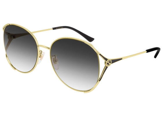 Gucci GG0650SK 001 Gold Black/Grey