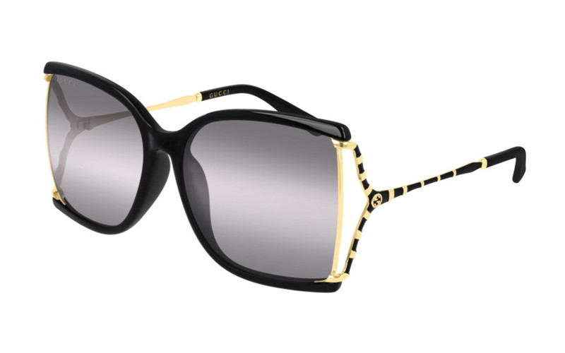 Gucci GG0592SK 001 Black/Gold/Double Gradient