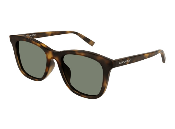 Saint Laurent SL587/K 002 Havana/Green with Light Mirror