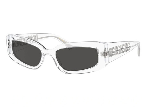 Dolce & Gabbana DG4445 313387 Crystal/Dark Gray