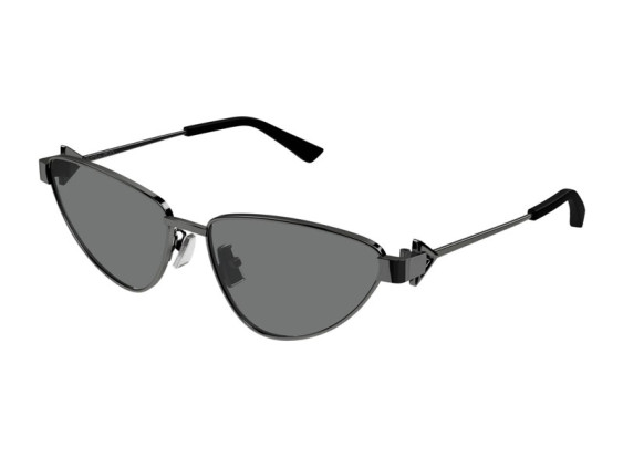Bottega Veneta BV1186S 001 Dark Ruthenium/Grey