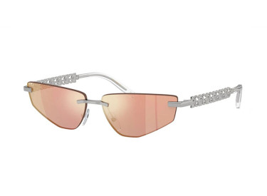 Dolce & Gabbana DG2301 05/6Q Iridescent/Silver/Brown Mirror