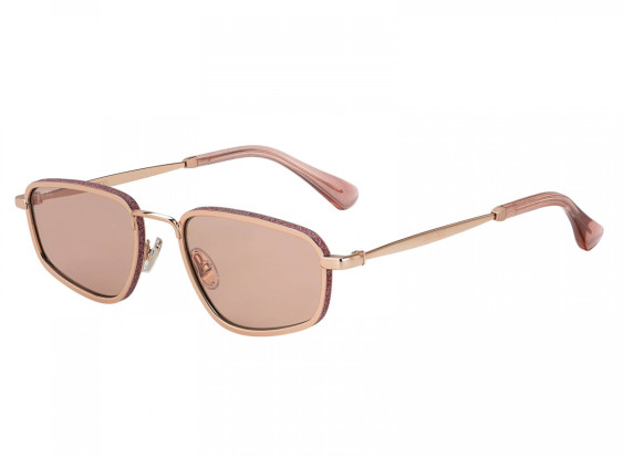 Jimmy Choo GAL/S EYR2S Gold Copper Glitter Pink