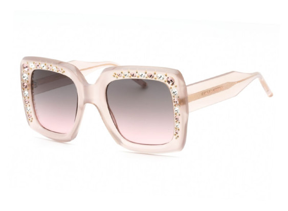 Carolina Herrera HER 0178/S 0FWM M2 Transparent Nude with Stones/Brown Pink Gradient