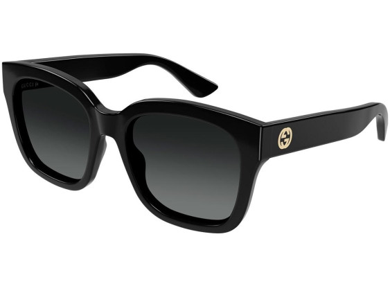 Gucci GG1338S 002 Shiny Black/Polar Gradient Grey