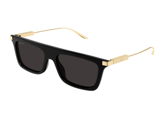 Gucci GG1437S 001 Black/Gold/Grey
