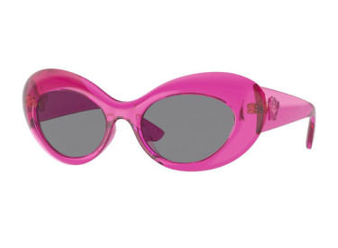 Versace VE4456U 533487 Pink Transparent/Dark Grey