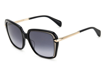 Rag & Bone RNB1059/G/S 0807 9O Black/Gold/Grey Gradient