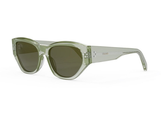Celine CL40219I 93N Transparent Green/Green