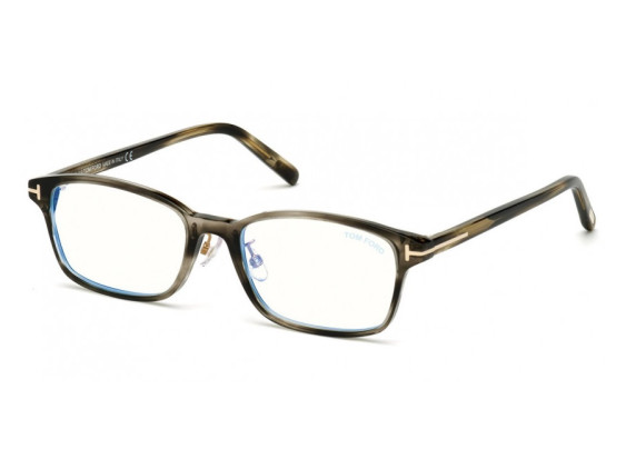 Tom Ford FT5647-D-B 005 Shiny Striped Black Havana 53mm
