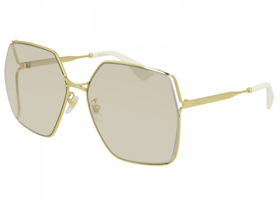 Gucci GG0817S 005 Gold/Light Yellow