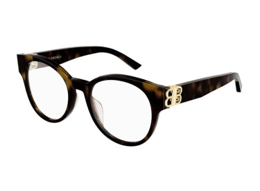 Balenciaga BB0173O 002 Dark Havana 51mm