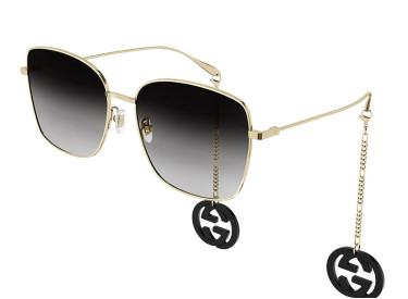 Gucci GG1030SK 001 Gold/Grey Gradient