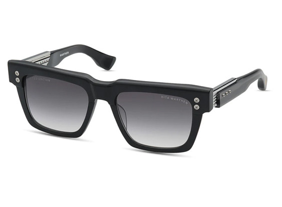 Dita WARTHEN DTS-434-A-02 Matte Black/Dark Grey to Clear Gradient