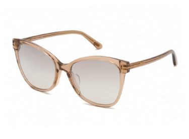 Tom Ford FT0844-F 45G Shiny Light Brown/Brown Mirror